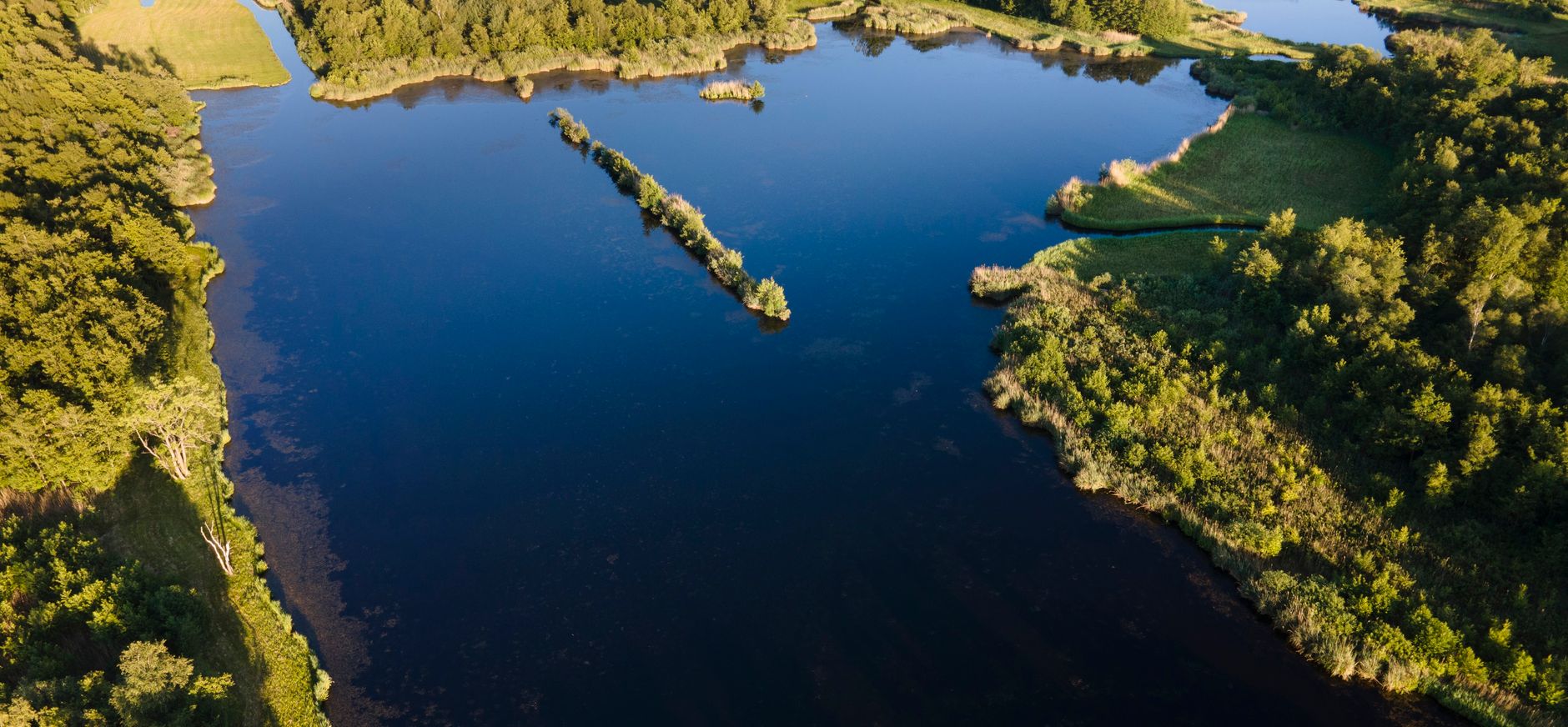 luchtfoto Vechtplassen