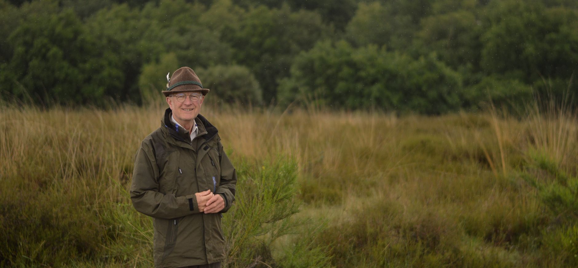 Vrijwilliger Piet Landgoed Mookerheide