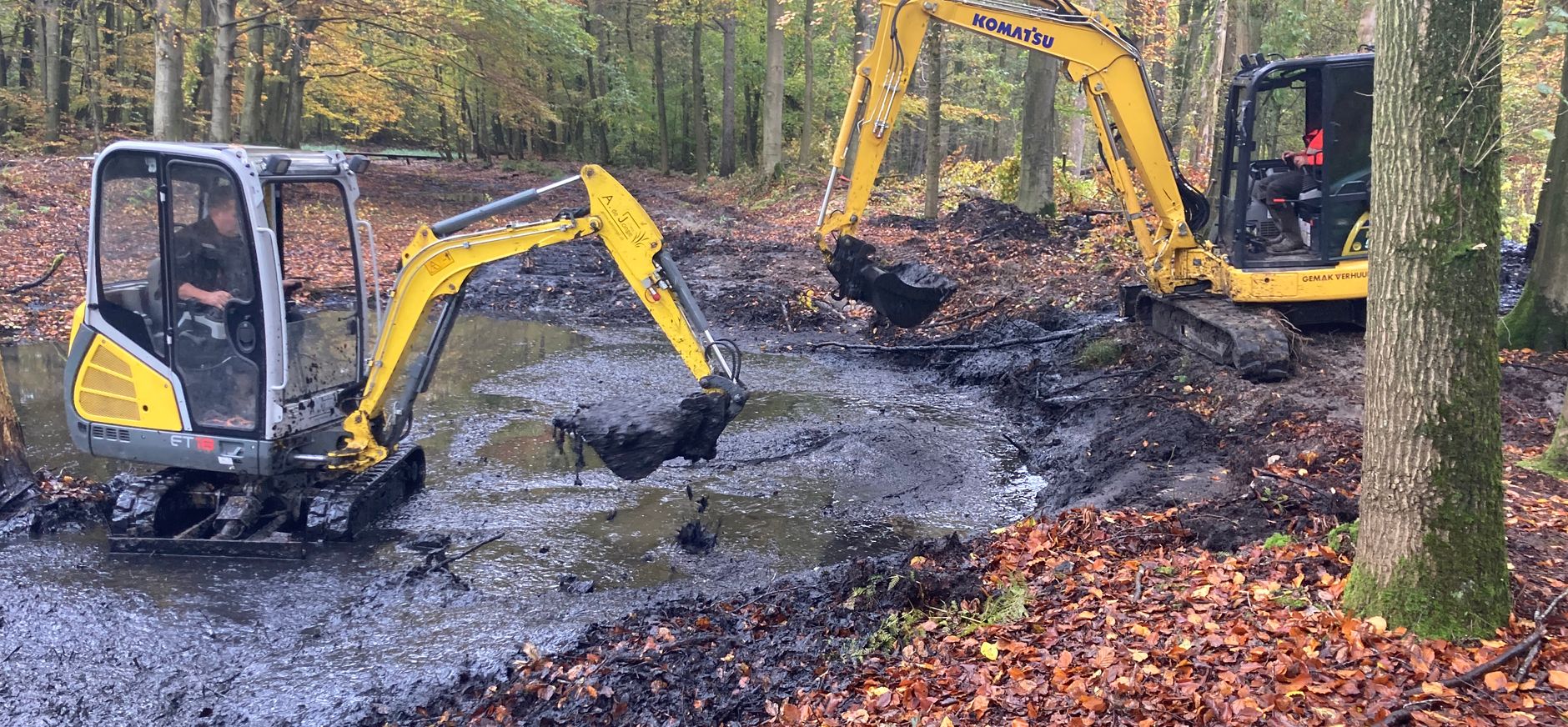 Werkzaamheden haven van IJmuiden