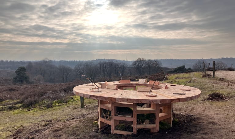 Afbeelding van de Nationale Natuurtafel bij de Posbank