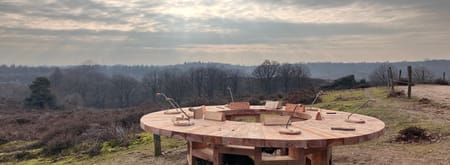 Afbeelding van de Nationale Natuurtafel bij de Posbank
