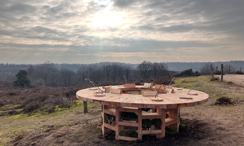 Afbeelding van de Nationale Natuurtafel op de Posbank