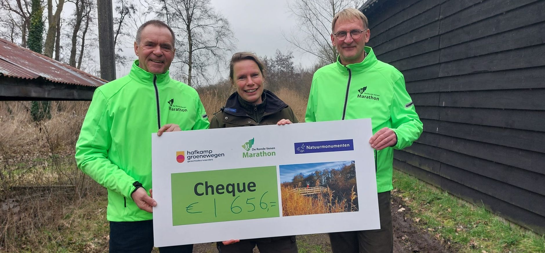 Overhandiging donatie De Ronde Venen Marathon