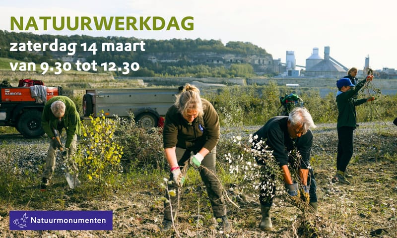 natuurwerkdag ENCI-groeve