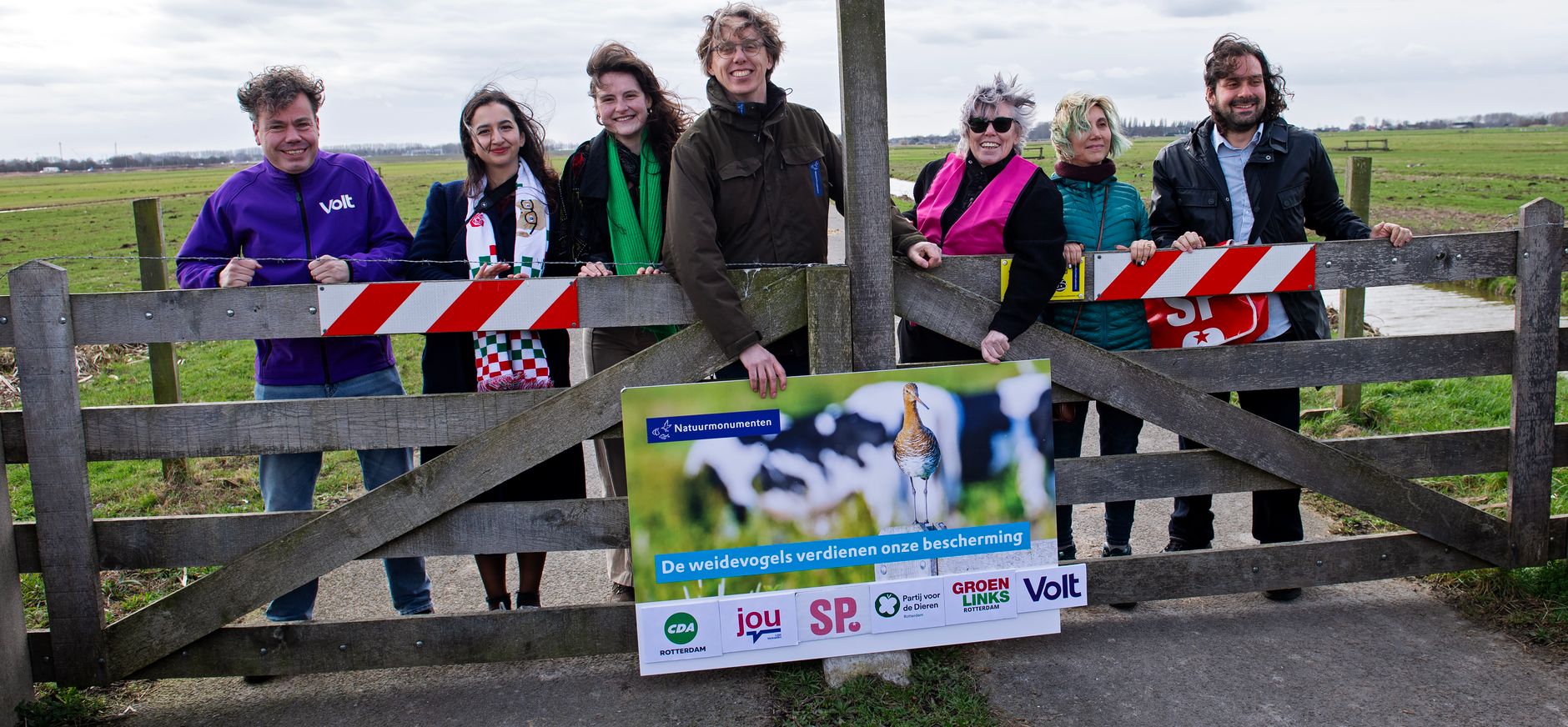 Gemeenteraadsleden openen weidevogelseizoen
