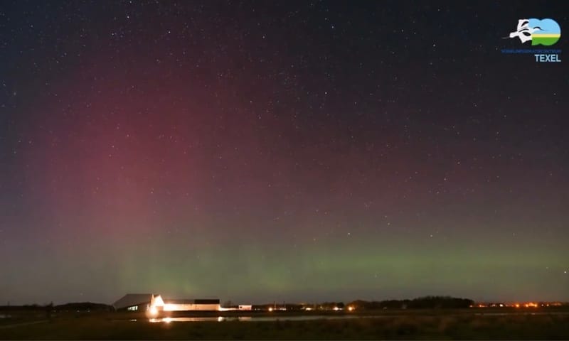 Poollicht boven Natuurcentrum De Marel