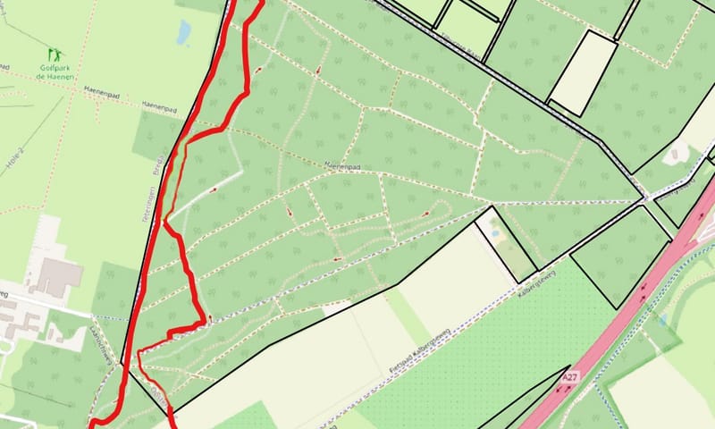 Nieuwe mtb-route Cadettenkamp