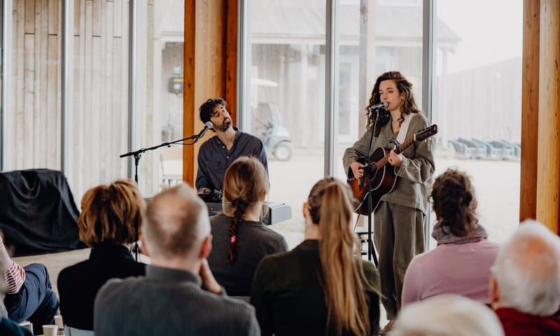 Janna en Ruben Hein live op Marker Wadden