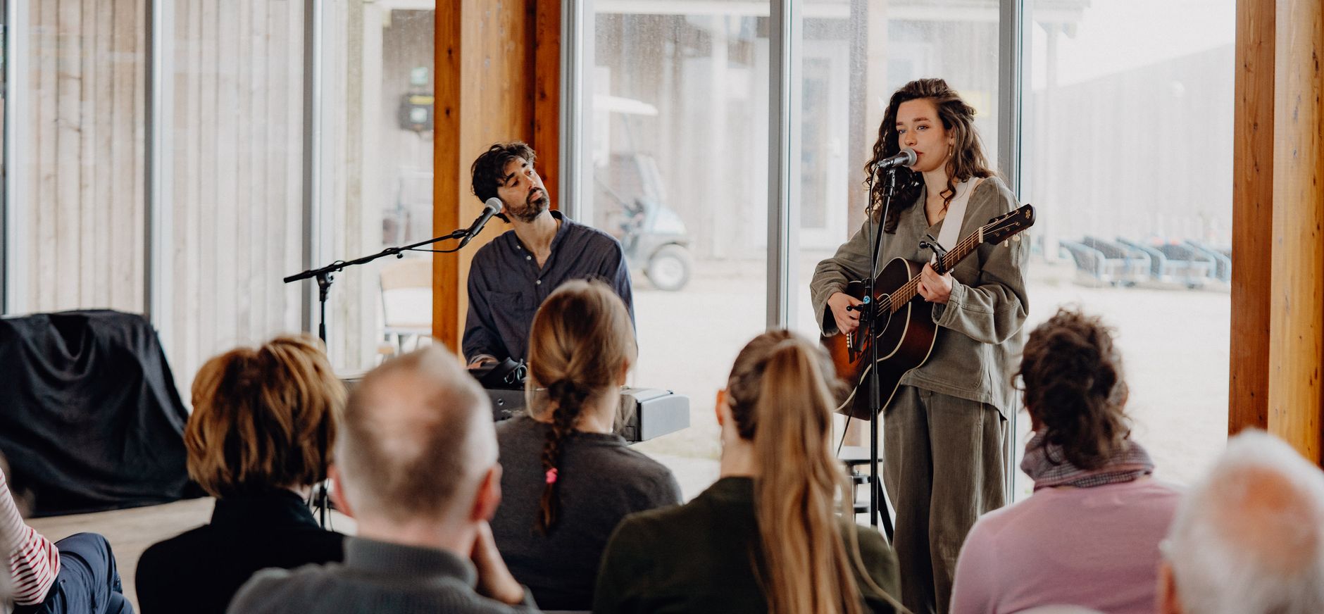 Janna en Ruben Hein live op Marker Wadden