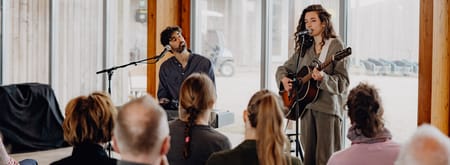 Janna en Ruben Hein live op Marker Wadden
