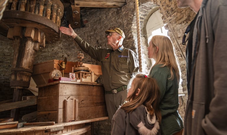 Uitleg in de Hompesche Molen 