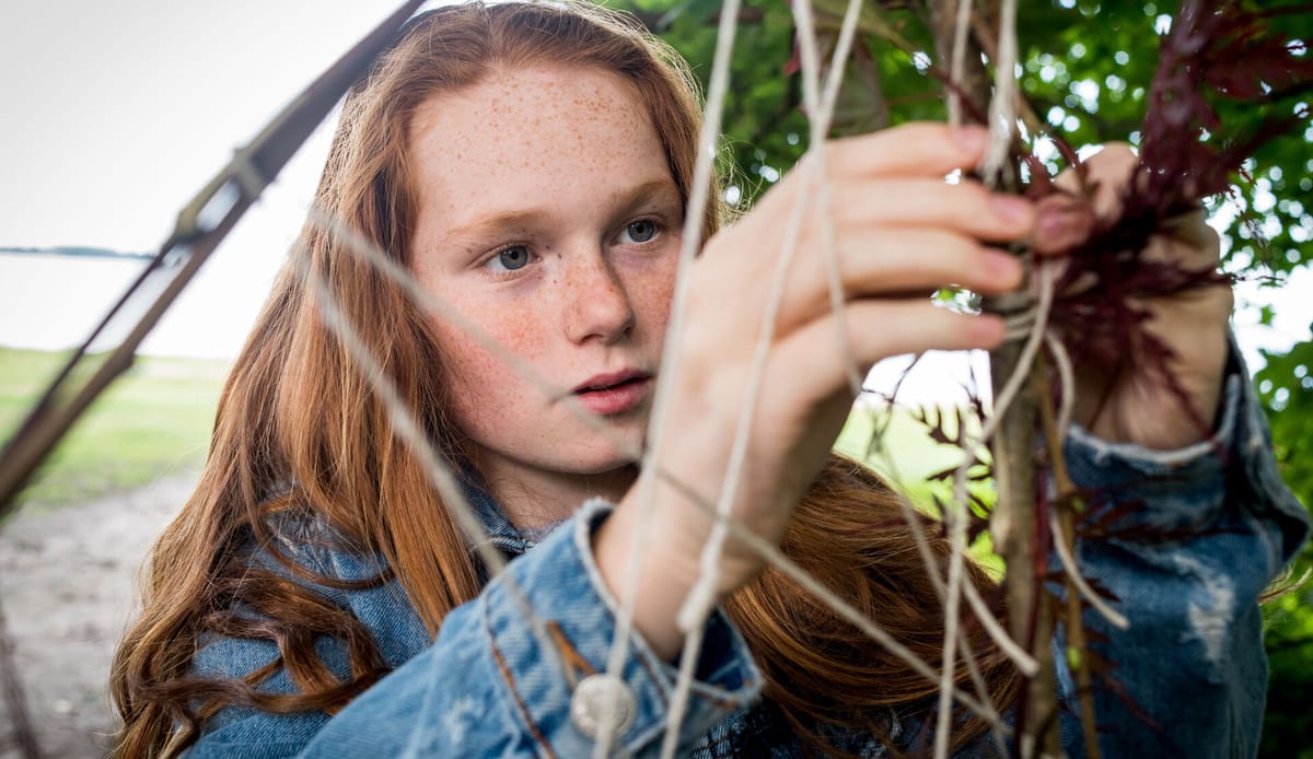 Knutselen in de lente