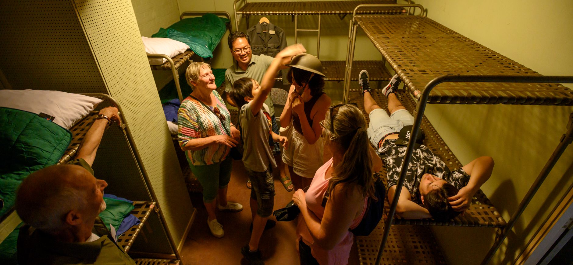 Kijkje in de commandopost op Fort Nieuwersluis