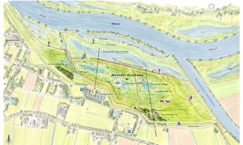 Artist impression Meander de Ossekamp Artist impression Meander de Ossekamp