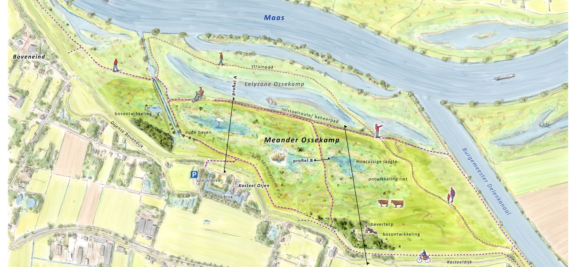 Artist impression Meander de Ossekamp Artist impression Meander de Ossekamp