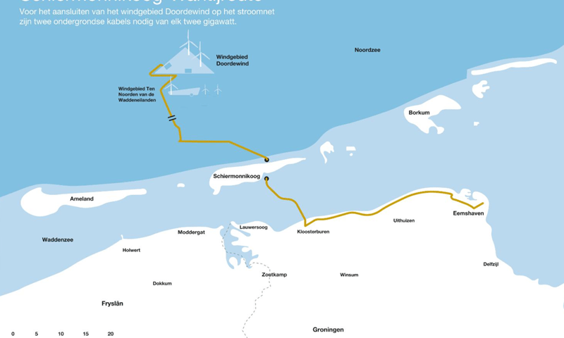 het trace door schiermonnikoog