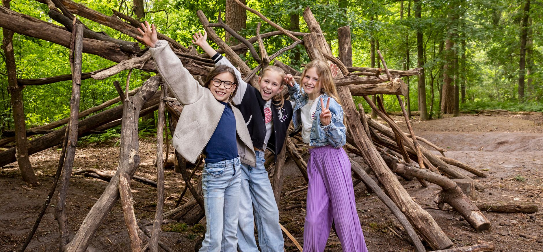 Heumensoord spelende kinderen