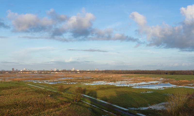 Luchtfoto Leekstermeergebied - De Onlanden Luchtfoto Leekstermeergebied - De Onlanden