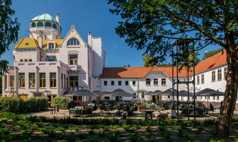 Jachtslot Mookerheide met terras