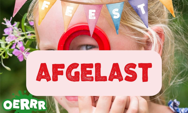 OERRR dierenfeest afgelast i.v.m. hitte