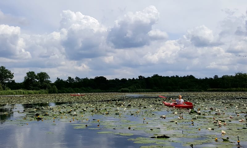 Kano op de Kortenhoefse Plassen Kanoën op de Kortenhoefse Plassen