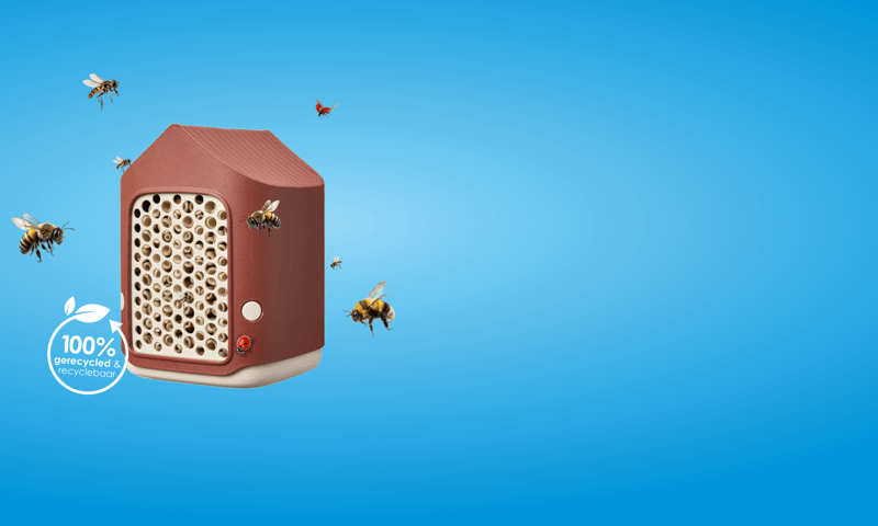 Red bijen en vlinders - insectenhotel