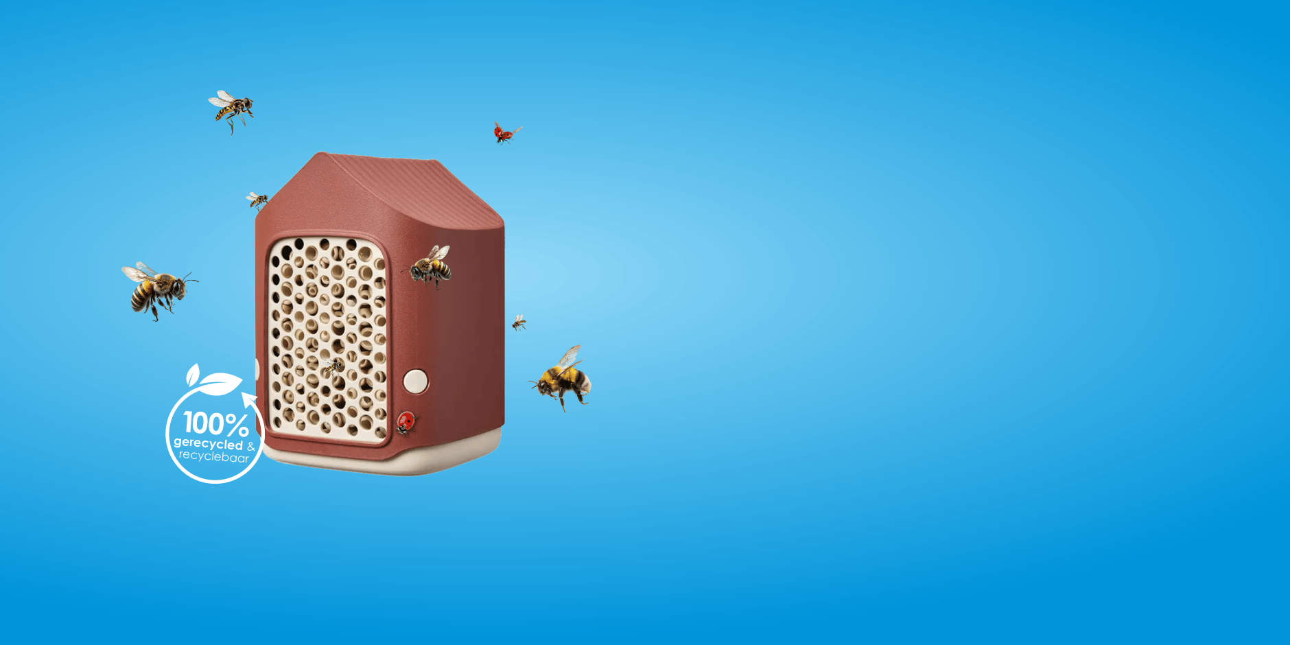 Red bijen en vlinders - insectenhotel