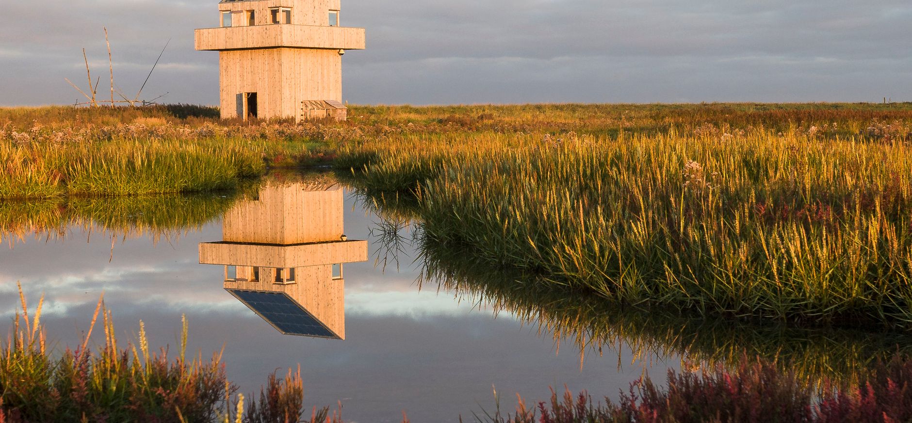 Huis van de vogelwacht op Griend