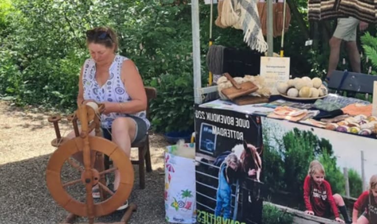 Spinnenwiel Belevenisboerderij Schieveen
