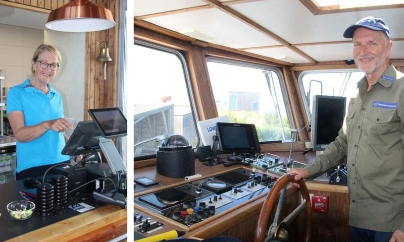 Vrijwilligerswerk als schipper en in het paviljoen