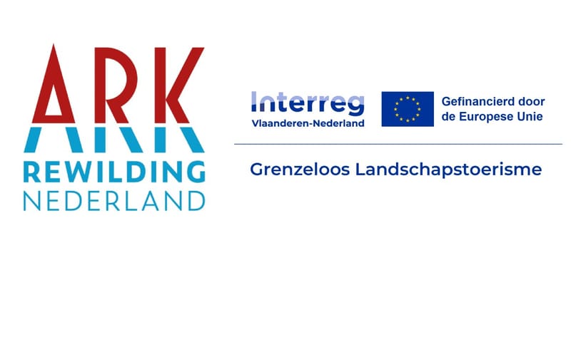 Logo's ARK en Interreg Grenzeloos Landschapstoerisme