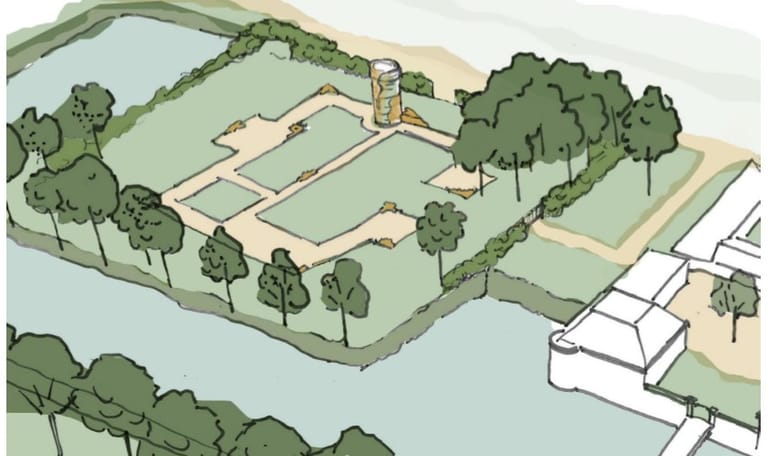 Plattegrond Kasteel van Oijen Plattegrond Kasteel van Oijen