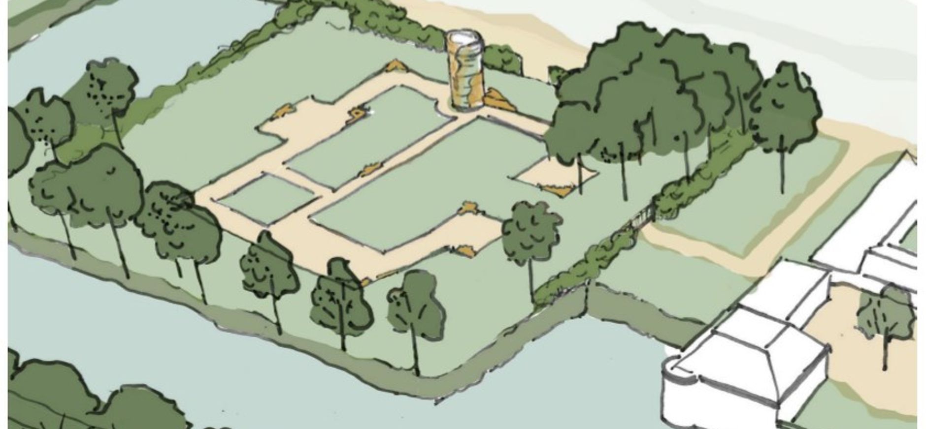 Plattegrond Kasteel van Oijen Plattegrond Kasteel van Oijen