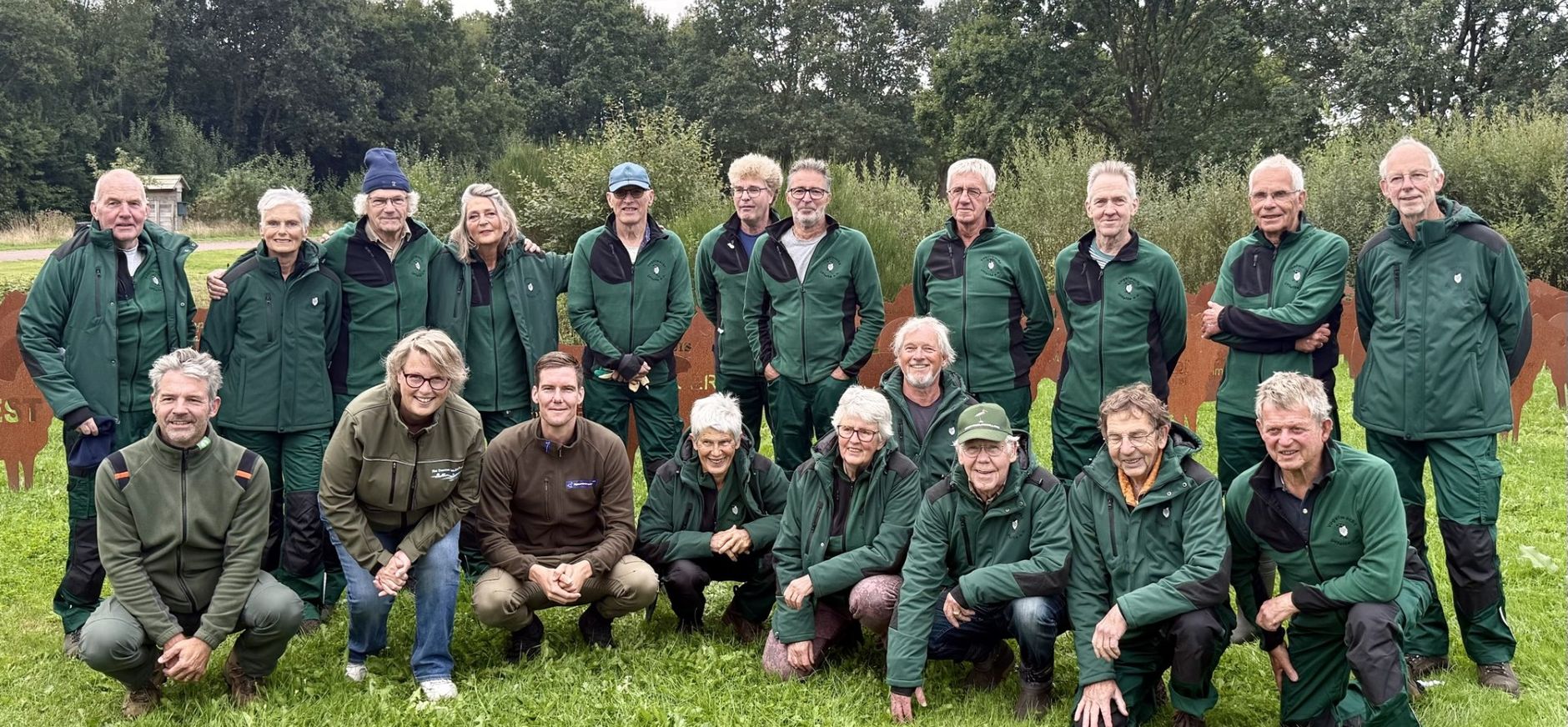 Groepsfoto werkgroep Vogelwacht Uffelte e.o.