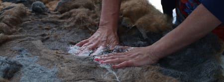 Workshop vachtvilten op De Onlanderij