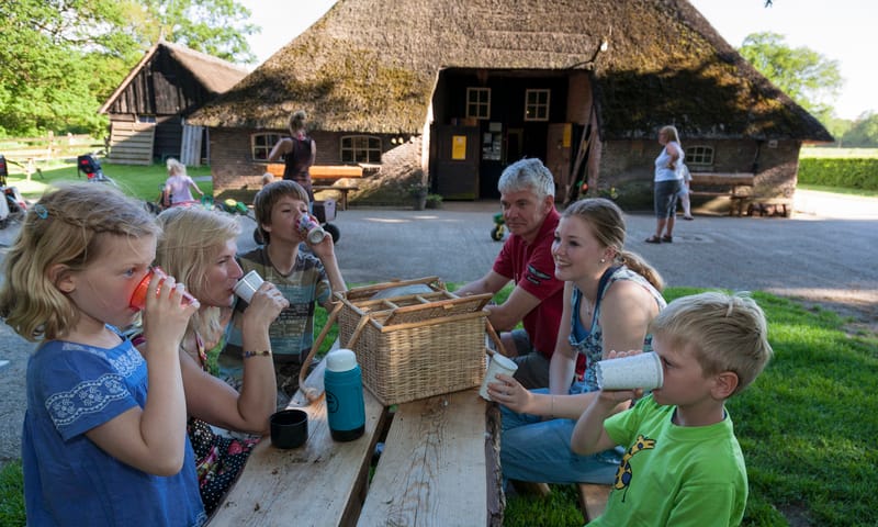 Picknicktafel voor boerderij de Meulenhorst op Eerde