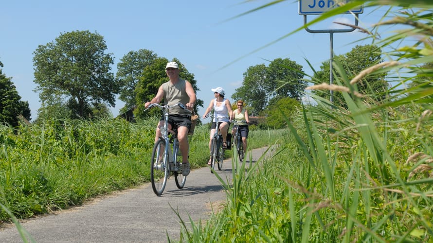 Fietsroute landgoed Nijenburg, Bergermeerpolder en Loterijlanden, vlak bij Alkmaar