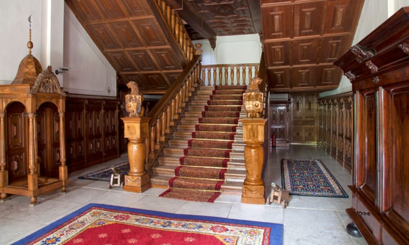 Het interieur van kasteel Hackfort