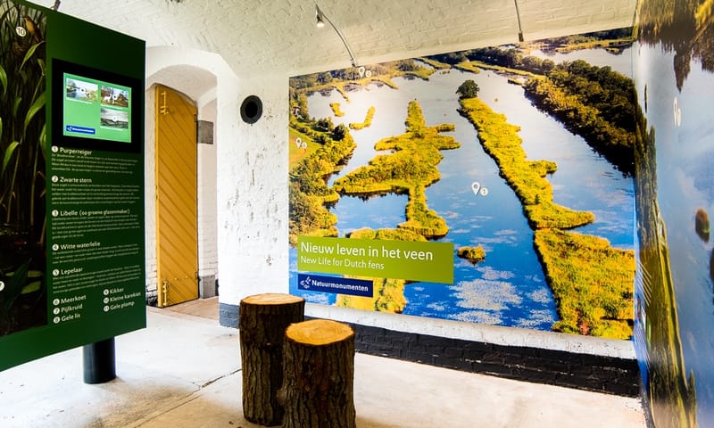 Infopunt in het kruithuis van Fort Kijkuit