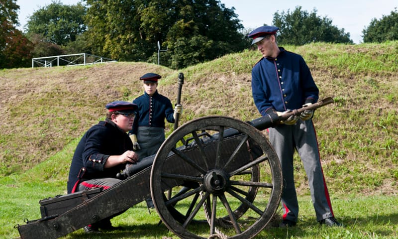 Kanon bij Fort bij Abcoude