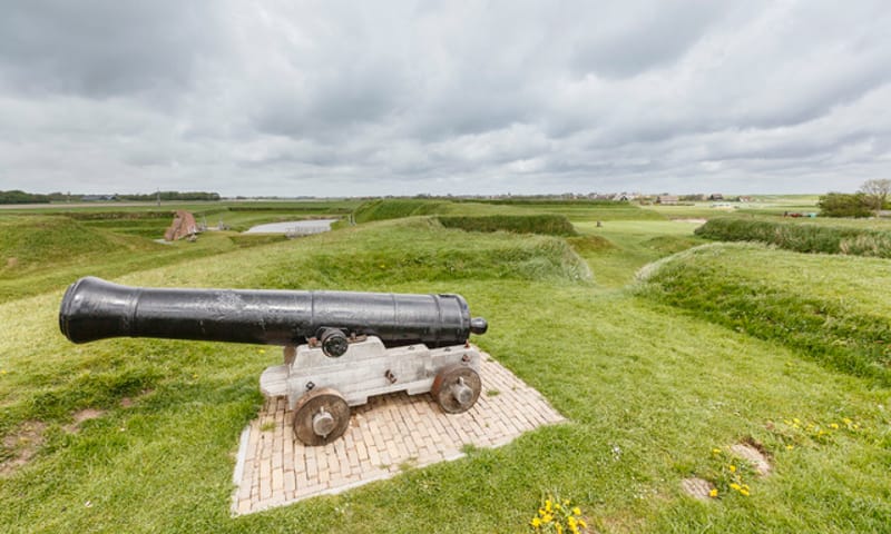 Kanon Fort de Schans Texel