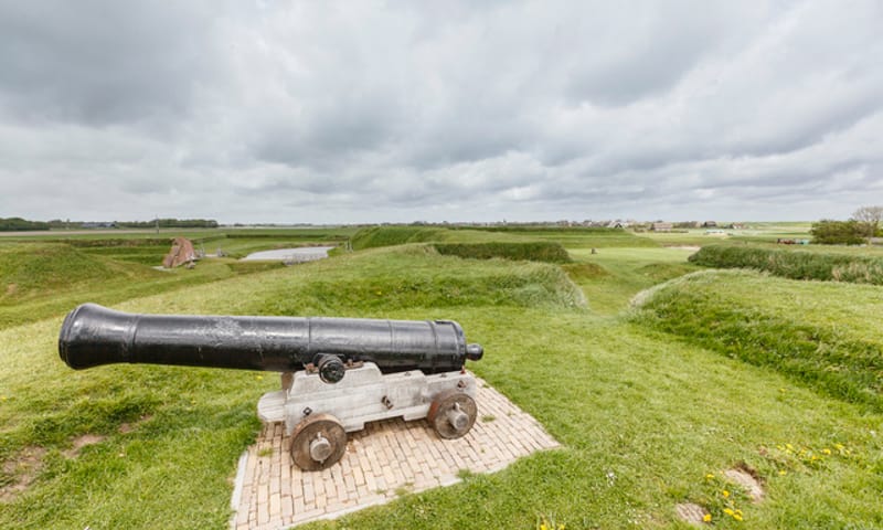 Kanon Fort de Schans Texel