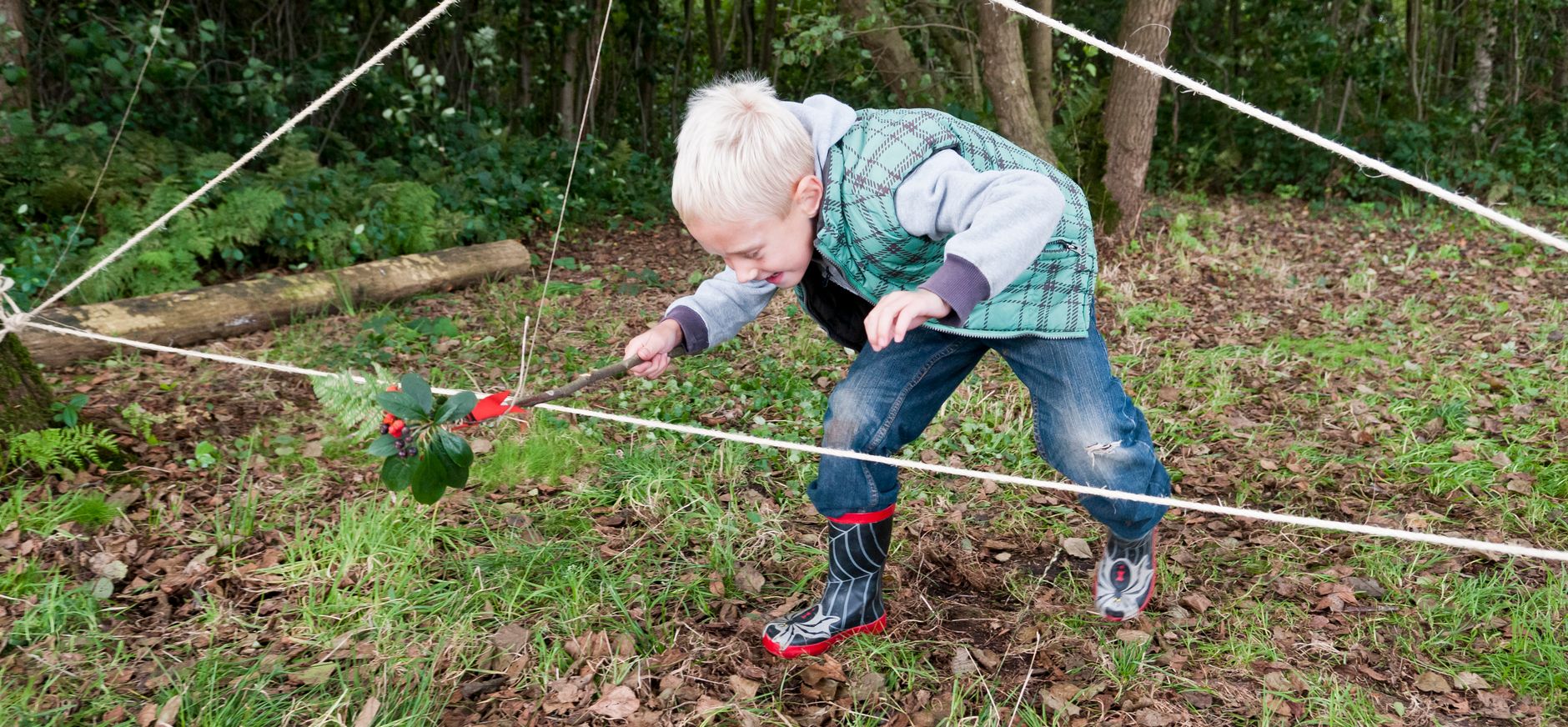 Spinnenweb maken