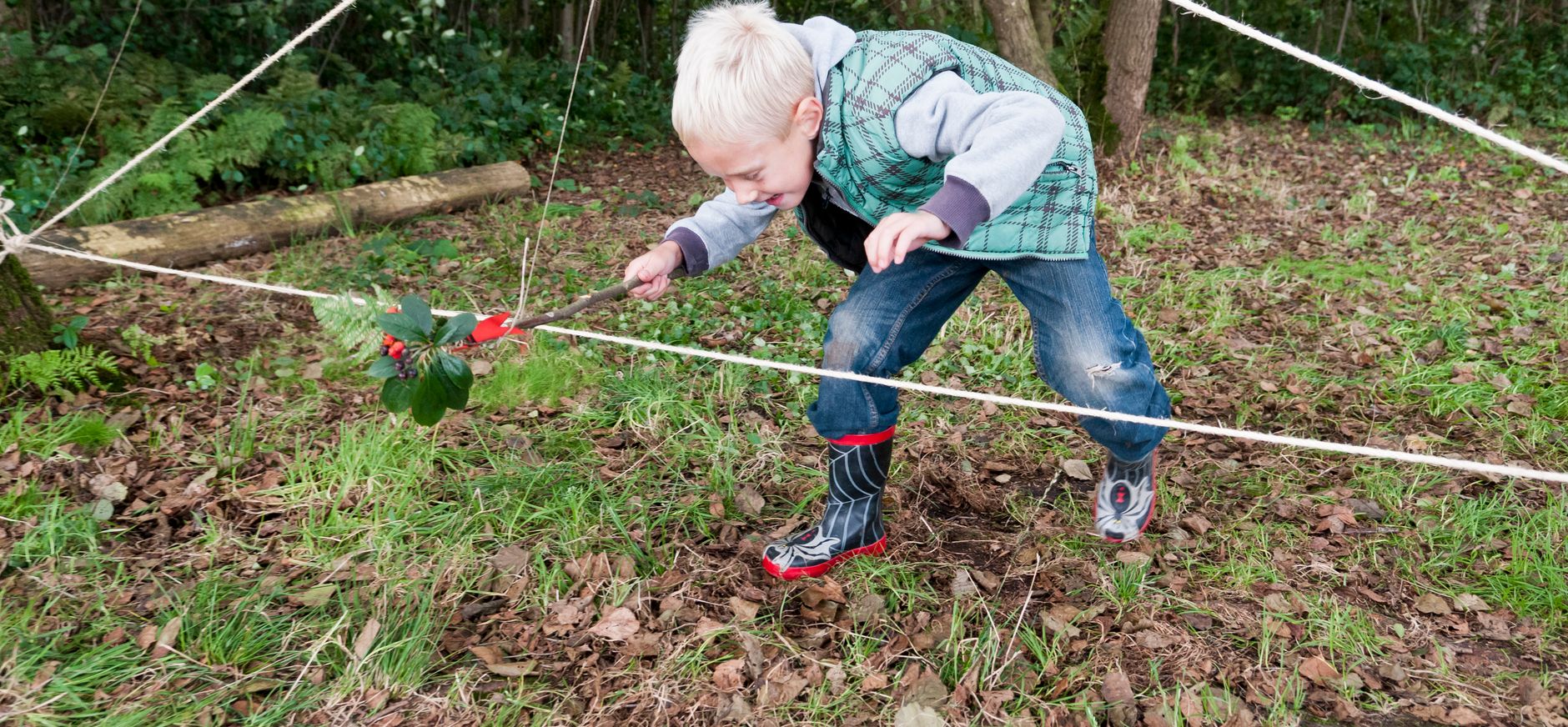 Spinnenweb maken