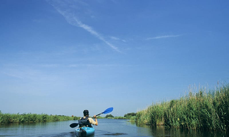 Kanovaren door het Wormer- en Jisperveld