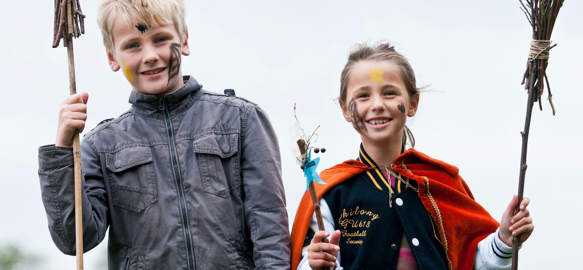 Maak een takkenbezem