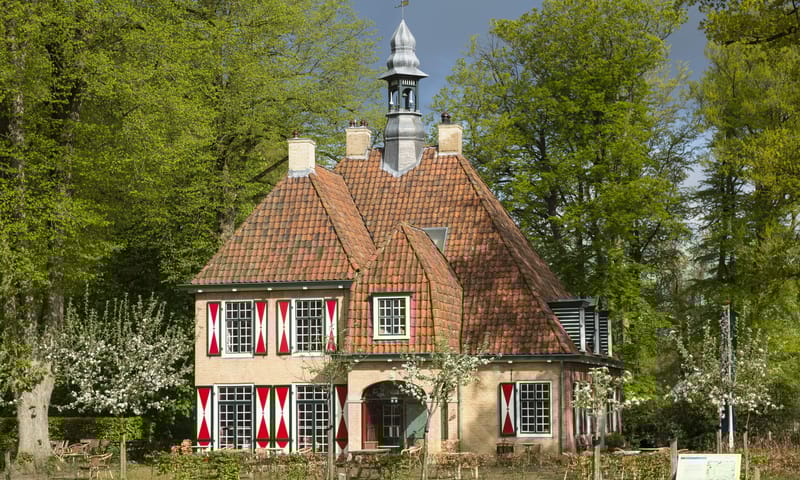 Buitenaanzicht van Landgoed de Slotplaats
