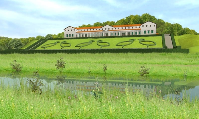 Romeinse Villa schets