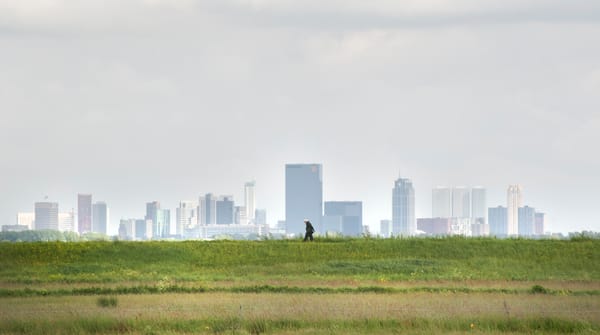 Wandelroute vanuit de stad naar het Rotterdams platteland