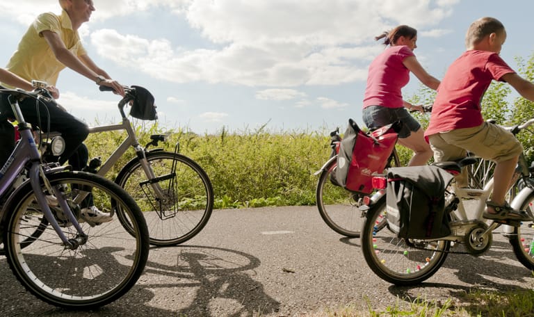 Fietsroute Vechtplassen vlak bij Hilversum